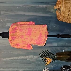 Floral 🌸 Tie Blouse